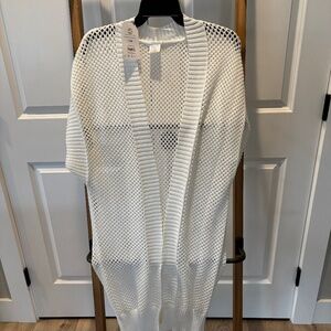 crochet long cardigan